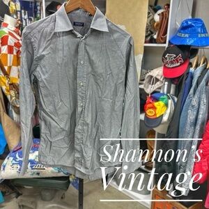 Mulholand San Francisco sz medium houndstooth shirt A12